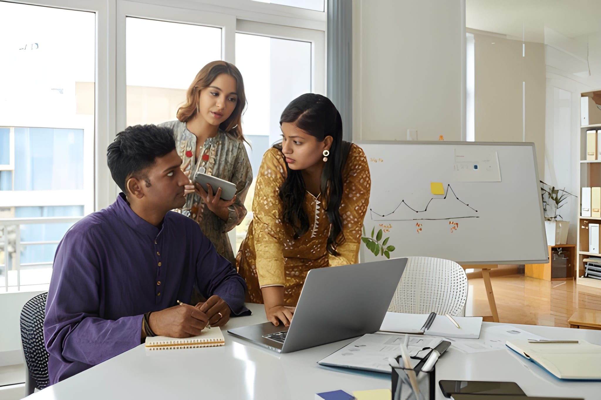 A team of dedicated customer support staff.